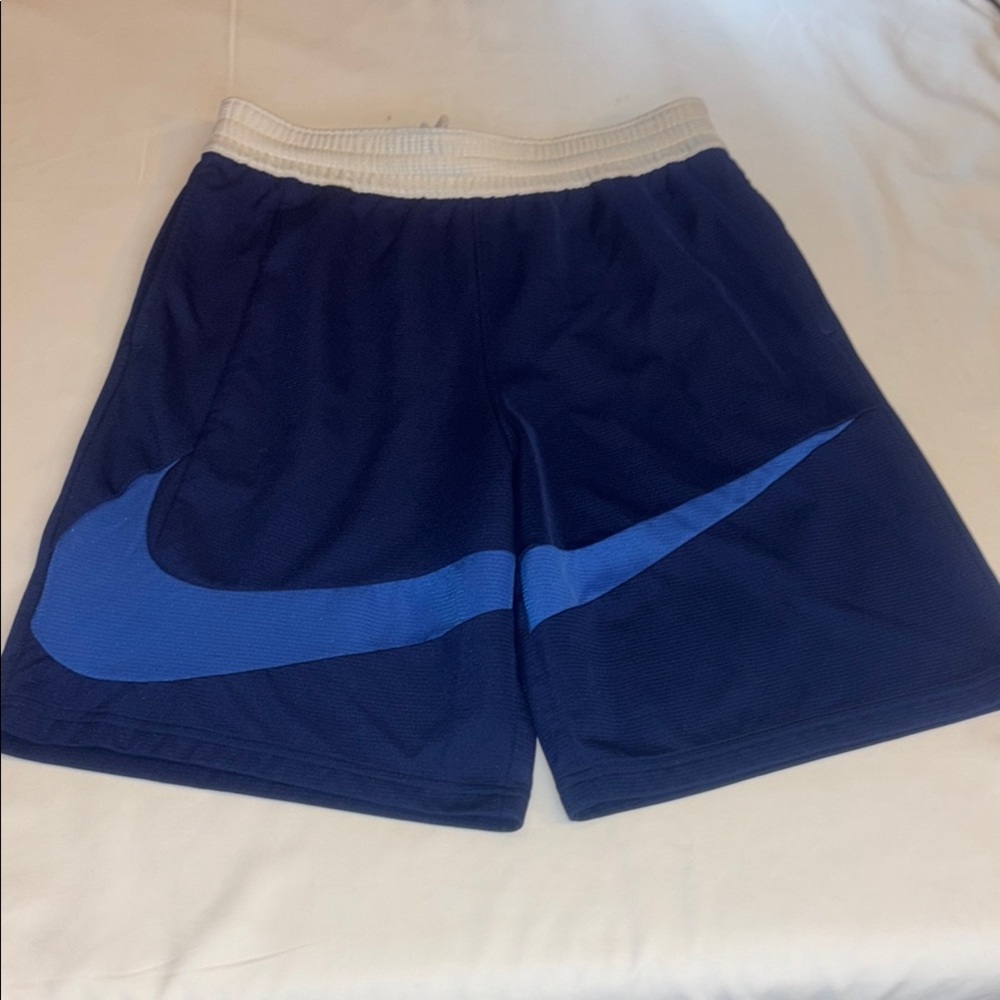 Nike‎ Blue Two-Tone Athletic Shorts Lightweight Design